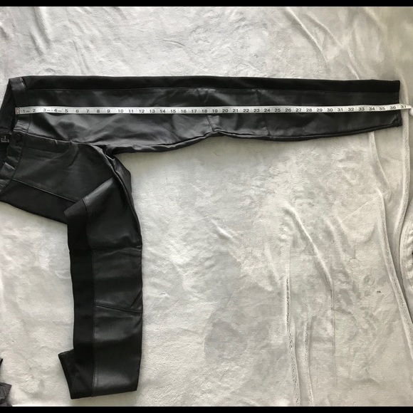 NWOT H&M Faux Leather Pants - Picture 4 of 7